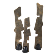 Uttermost Geometric Echoes Set of 3 Sculptural Objects