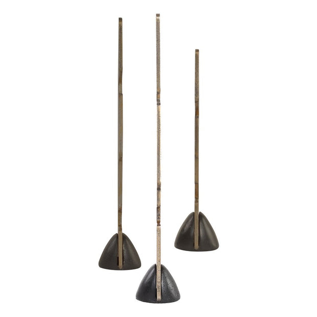 Uttermost Geometric Echoes Set of 3 Sculptural Objects