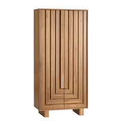 Crestview Collection Dylan Stained Natural Shoe Cabinet