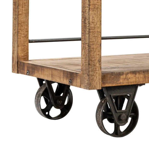 Crestview Collection Winslow Wheeled Bookcase