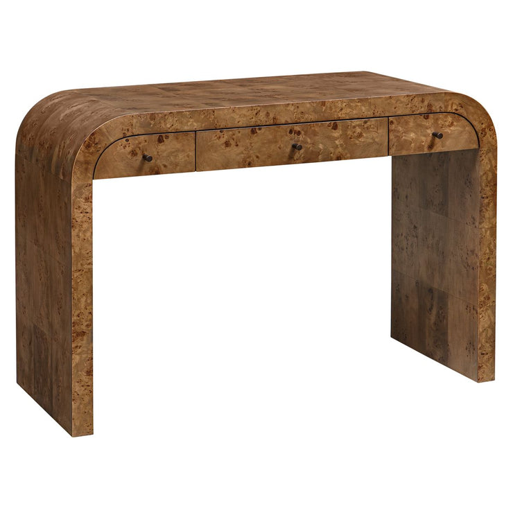 Uttermost Rocco Mappa Burl Wood Desk