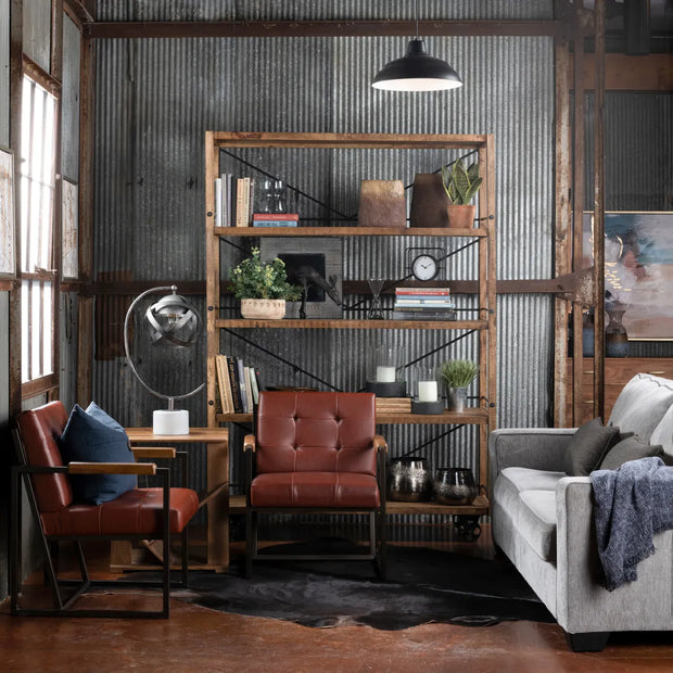 Crestview Collection Winslow Wheeled Bookcase