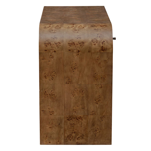 Uttermost Rocco Mappa Burl Wood Desk