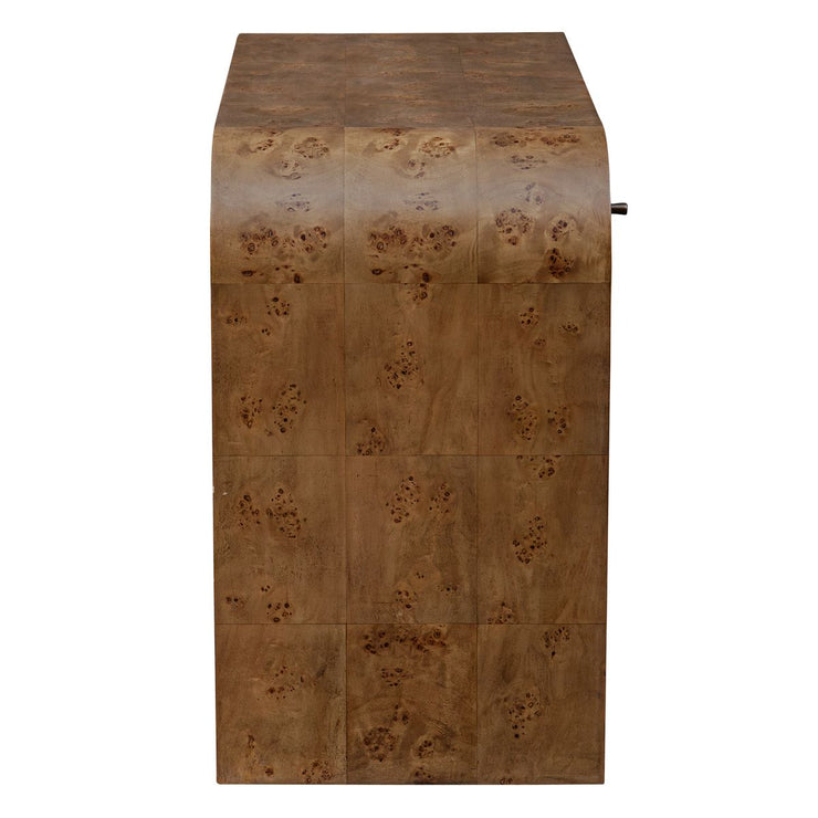 Uttermost Rocco Mappa Burl Wood Desk