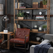 Crestview Collection Winslow Wheeled Bookcase