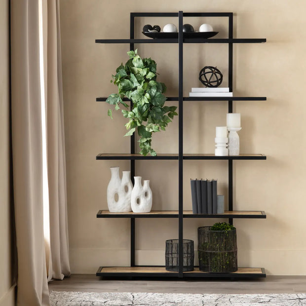 Crestview Collection Johnston Mango Wood Etagere