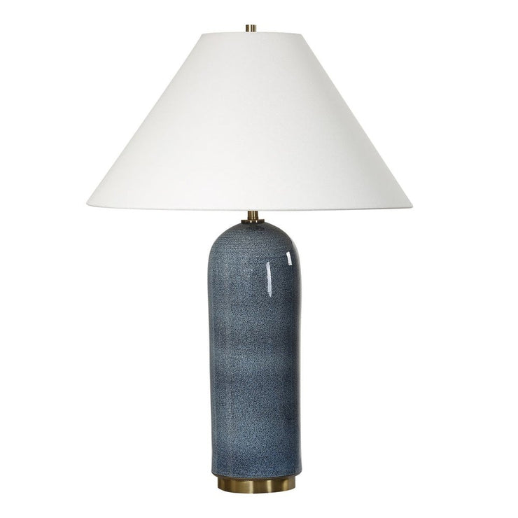 Uttermost Mayetta Hand Crafted Deep Blue Table Lamp