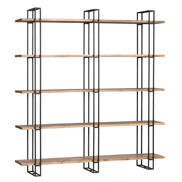 Crestview Collection Anthropology Mango Wood Modern Etagere