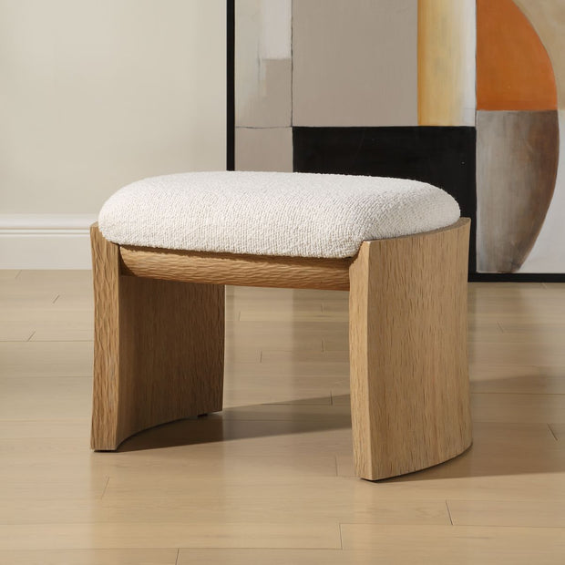 Uttermost Port Small Modern Upholstered Bench