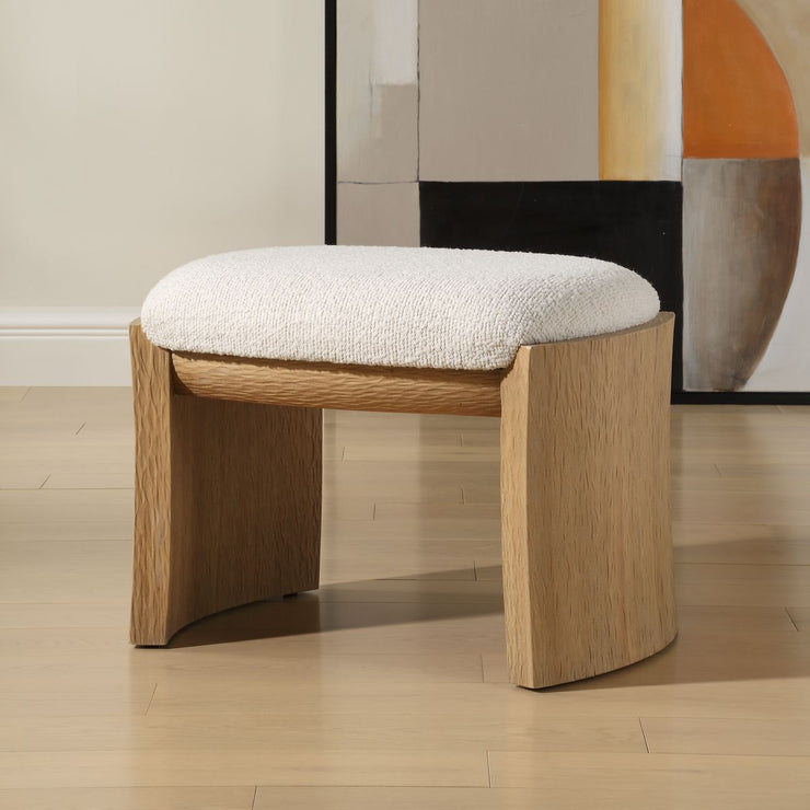 Uttermost Port Small Modern Upholstered Bench