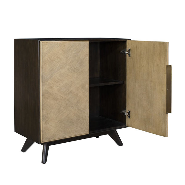 Uttermost Reina Mango And Java Wood 2-Door Cabinet