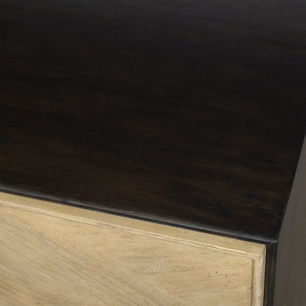 Uttermost Reina Mango And Java Wood 2-Door Cabinet