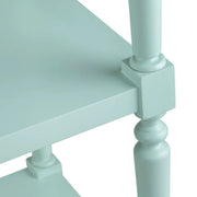 Crestview Collection Evermore 5 Shelf Turquoise Etagere