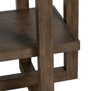 Crestview Collection Lennox Modern Brown Etagere