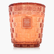 Voluspa Spiced Pumpkin Latte 5 Wick Hearth Candle ~ 123 oz.