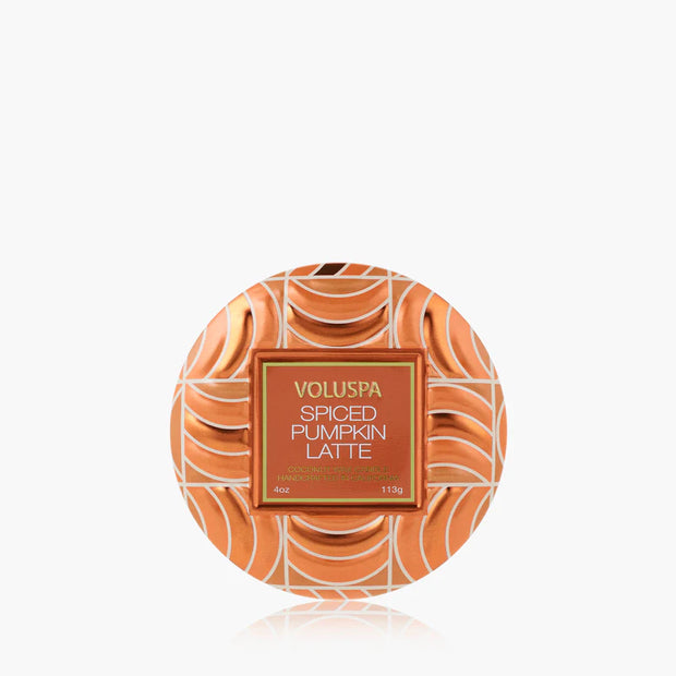 Voluspa Spiced Pumpkin Latte Mini Tin Candle