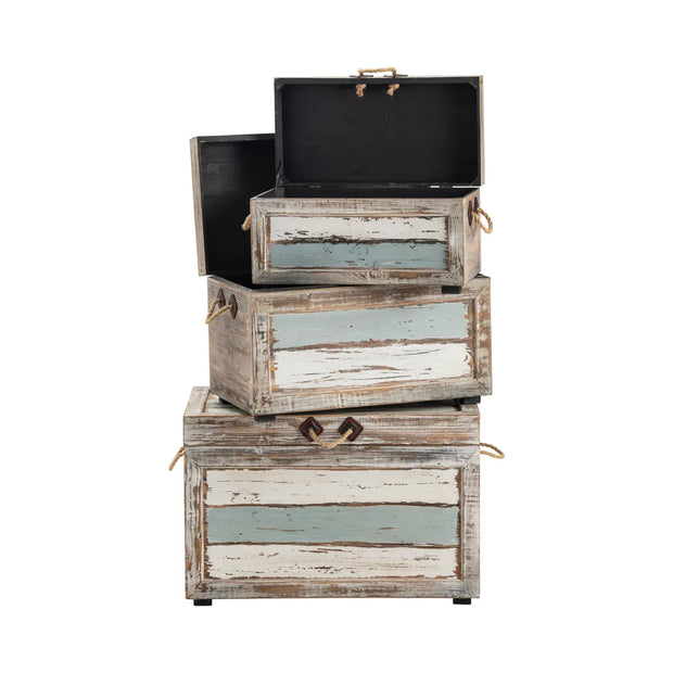 Crestview Collection Nantucket Weathered Wood  Trunks