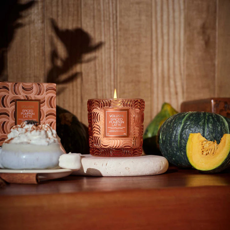 Voluspa Spiced Pumpkin Latte Classic Candle ~ 12 oz.