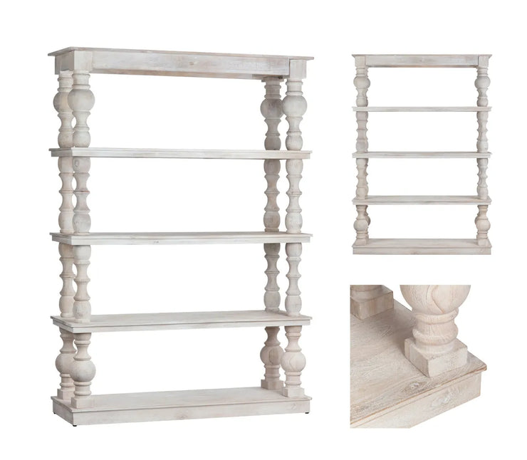 Crestview Collection Harvest Mango Wood Etagere