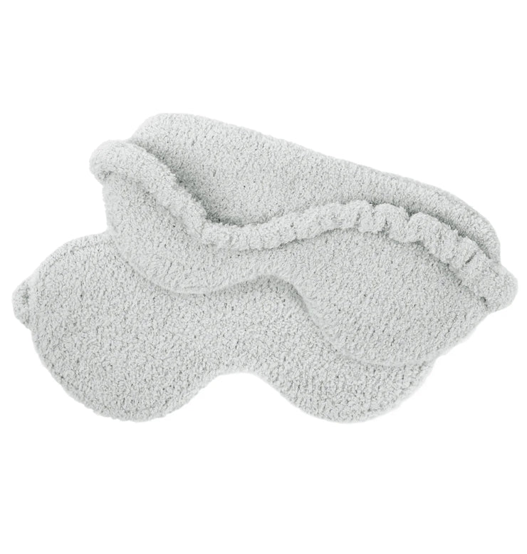 Kashwere Ultra Plush Eye Masks Available In Creme, Linen, Wheat, Soapstone, Stone, Walnut, Midnight Grey, Black, Navy, Vintage Blue, Maliblu, Ice Blue, Iris, Pink and Blossom