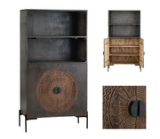 Crestview Collection Sienna Brown Bookcase