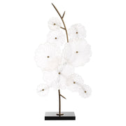 Uttermost Glass Floral Garden Glass Sculpture