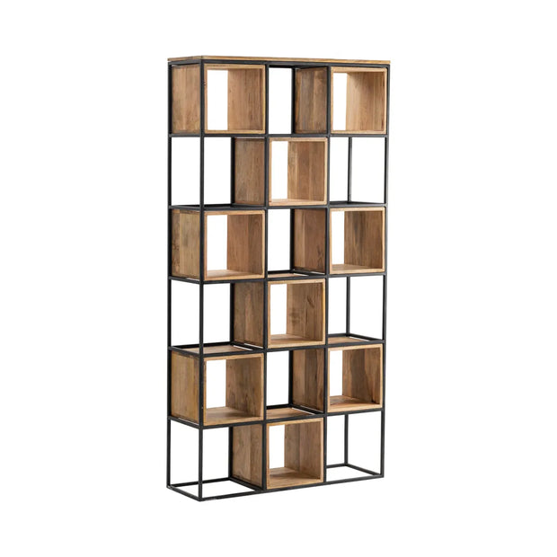 Crestview Collection Owen Light Brown Etagere