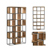 Crestview Collection Owen Light Brown Etagere