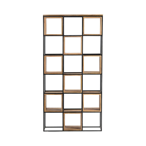Crestview Collection Owen Light Brown Etagere