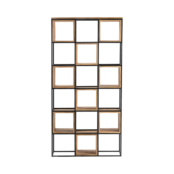 Crestview Collection Owen Light Brown Etagere