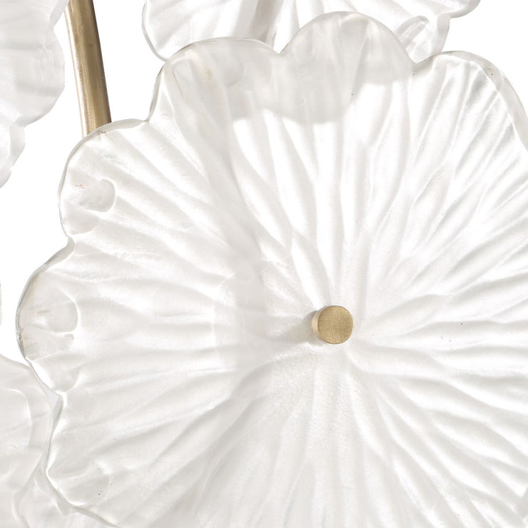 Uttermost Glass Floral Garden Glass Sculpture