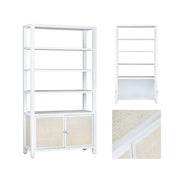 Crestview Collection Sandy Shores White Painted Wooden Etagere