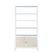 Crestview Collection Sandy Shores White Painted Wooden Etagere