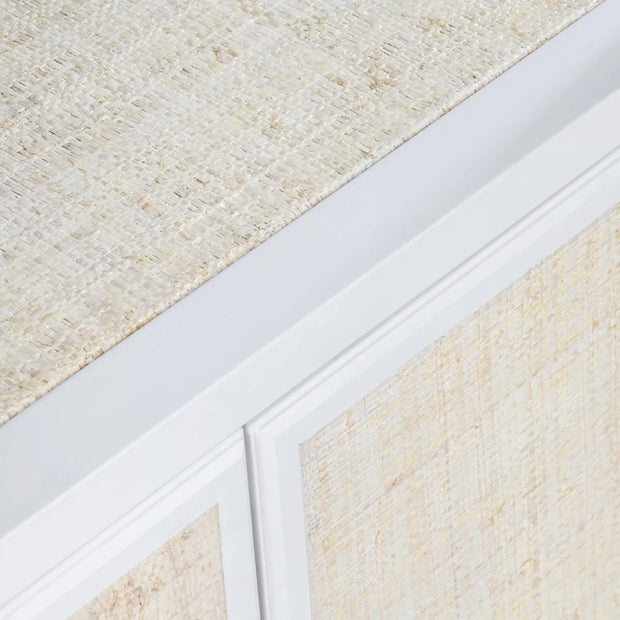 Crestview Collection Sandy Shores White Painted Wooden Etagere