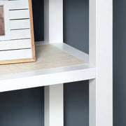 Crestview Collection Sandy Shores White Painted Wooden Etagere