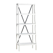Crestview Collection Radcliff White Painted Wood Etagere