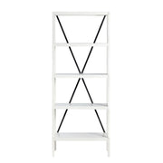 Crestview Collection Radcliff White Painted Wood Etagere