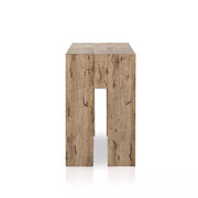 Four Hands Abaso Console Table ~ Rustic Wormwood Oak Wood Finish