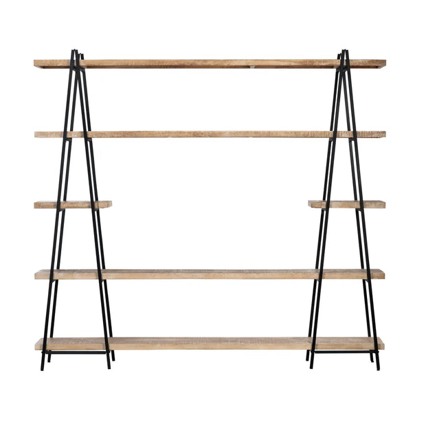 Crestview Collection Carter Mango Wood Etagere