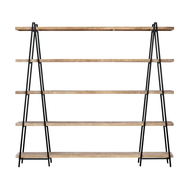 Crestview Collection Carter Mango Wood Etagere