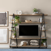 Crestview Collection Carter Mango Wood Etagere