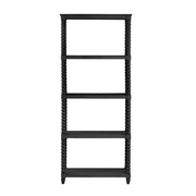 Crestview Collection Meridian 4 Shelf Black Etagere