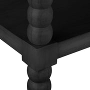 Crestview Collection Meridian 4 Shelf Black Etagere