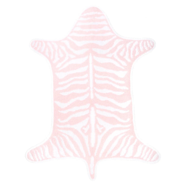Kashwere Baby Ultra Soft Pink and White Zebra Play Mat