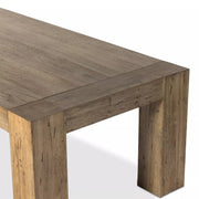 Four Hands Abaso Dining Table 108” ~ Rustic Wormwood Oak Wood Finish