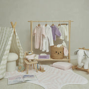 Kashwere Baby Ultra Soft Baby Zebra Play Mat Available In Stone With White, Malt With Crème & Pink With White