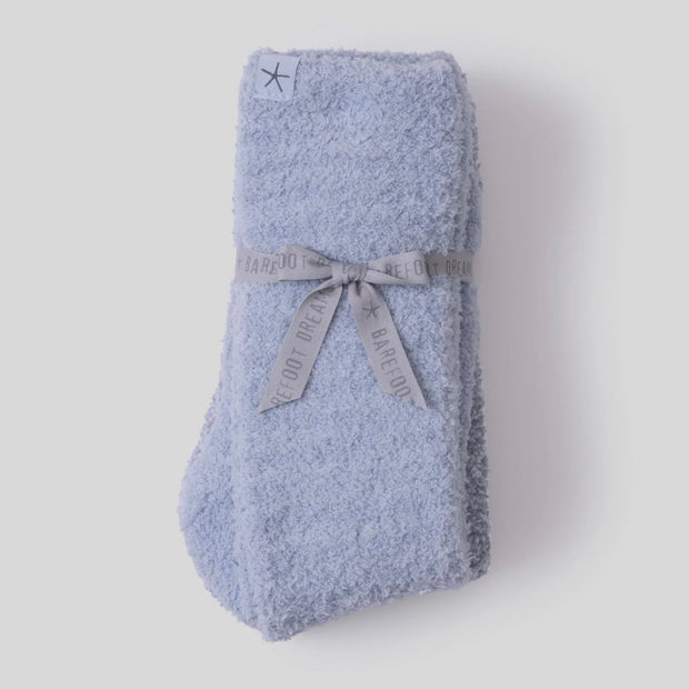 Barefoot Dreams CozyChic 2 Pair Sock Set ~ Snow Drop & Heathered