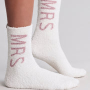 Barefoot Dreams CozyChic Mrs Socks ~ Pearl and Teaberry
