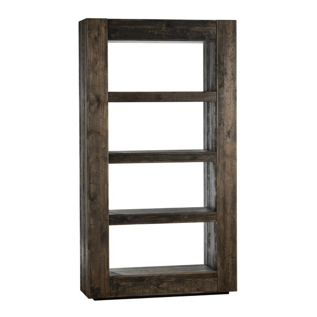 Crestview Collection Aspen Dark Wood Stained Etagere