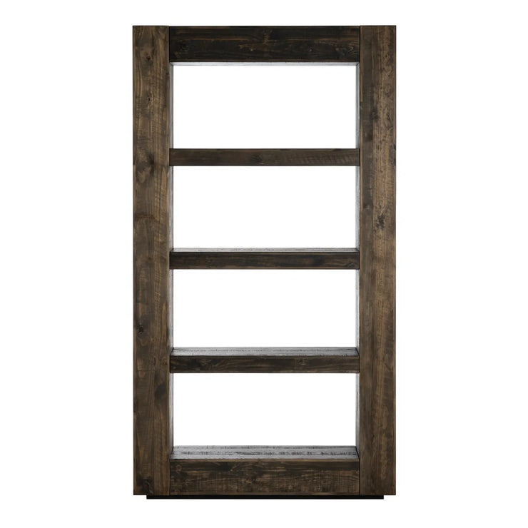Crestview Collection Aspen Dark Wood Stained Etagere